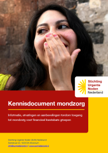 Aandacht voor mondgezondheid is nodig